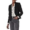 thumbnail image 3 of Calvin Klein Blazer pour Femme Petite, Noir, 8 Petite, 3 of 4