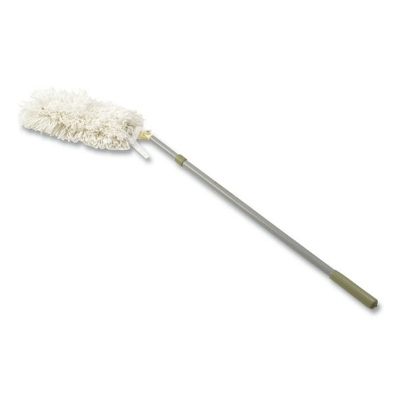Rubbermaid Commercial HiDuster Dusting Tool with Angled Lauderable Head 51" Extension Handle T120