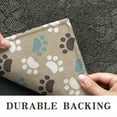 thumbnail image 6 of Paw Prints Door Rugs,Washable Non Slip Door Mats Indoor,Decorative Door Mats,Entry Mat Indoor for Entrance,Bedroom,Kitchen,Bathroom,17"x30", 6 of 6