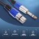 thumbnail image 2 of Cable adaptador XLR a 1/4, Cable de conexión macho a hembra, Adaptador convertidor de Audio, 2 uds., 2 of 5