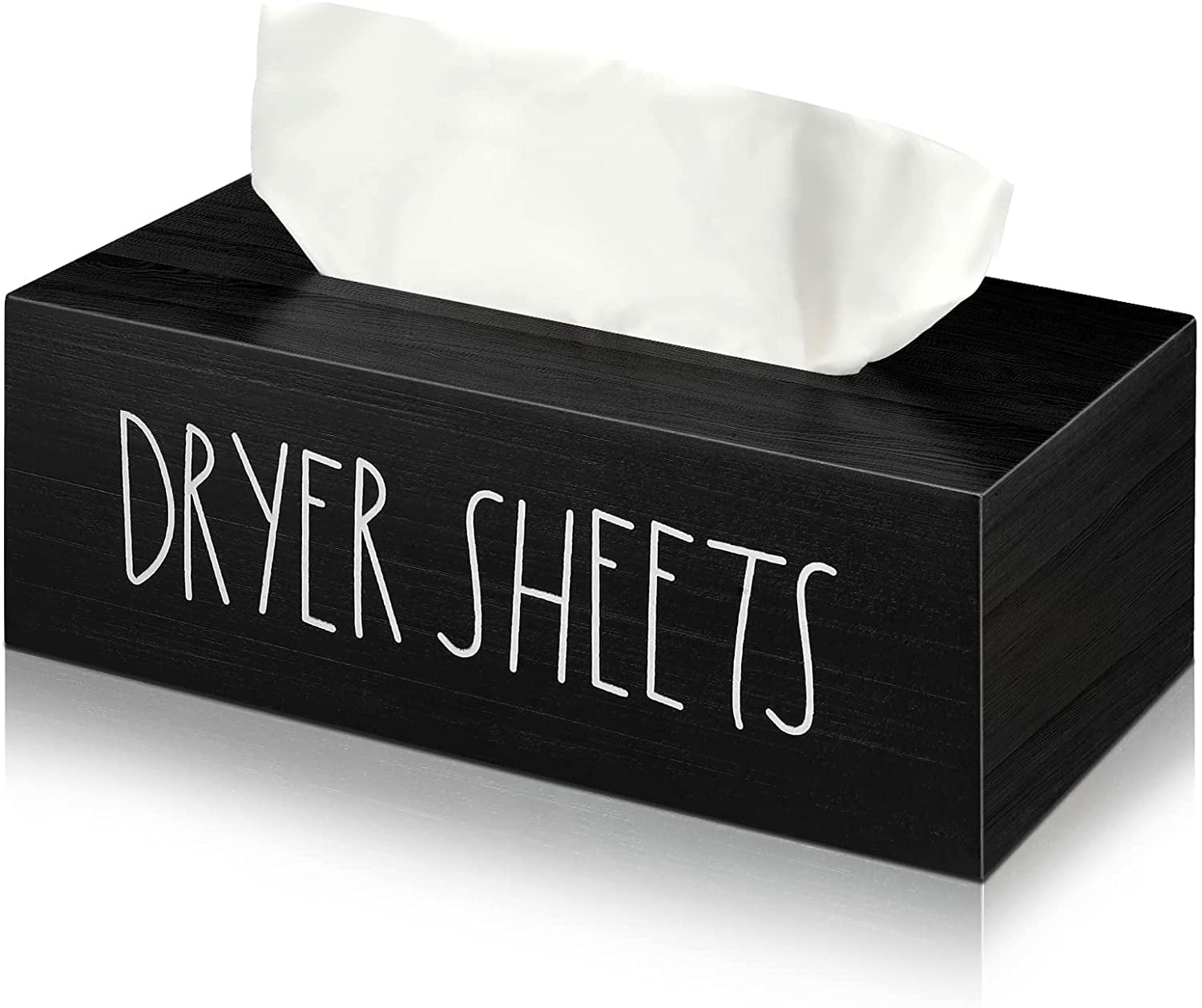 Dryer Sheet Dispenser Laundry Sheet Holder Rustic Farmhouse Style Dryer Sheet Container Fabric