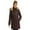 Chocolate, variant on MICHAEL Michael Kors Women's Hooded Winter Coat with Zipper Pockets (Black, XXL)