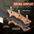 thumbnail image 4 of Cuchillo de cocina Huusk Cuchilla de acero con alto contenido de carbono forjado a mano, 4 of 7