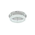 thumbnail image 4 of Elegant Lighting Bowen 18" 1-Light Metal Adjustable LED Flush Mount in Chrome, 4 of 10