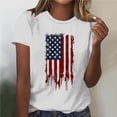thumbnail image 2 of Lumosvexa Summer Womens Casual T-Shirt for Women Plain Short Sleeved Shirt Tops Crew Neck T-Shirt White Size M, 2 of 6