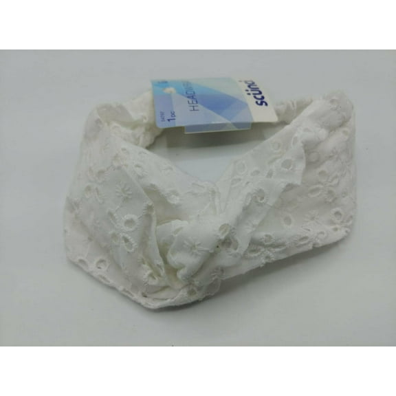 Scunci Headwrap 1 count, White