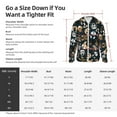 thumbnail image 5 of Uemuo Dogs Pattern Women's Full Zip UPF 50+ Sun Protection Hoodie Jacket Long Sleeve Sun Shirt Hiking Outdoor Performance with Pockets-Small, 5 of 9