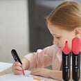 thumbnail image 2 of Clearance! JOB Highlighters Assorted Pack Of 6 ColorwithDual Chisel Tip for (1mm) & Wide (5mm) Lines Ink for Maximum Luminosity Marks 5ml Office&Craft&Stationery,Red, 2 of 8