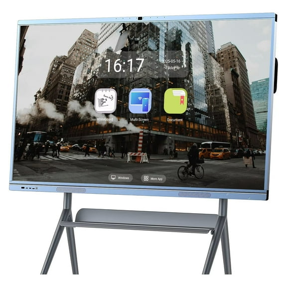 JYXOIHUB 65 inch Smartboard Pro Live Streaming Display, Screen Mirroring Reverse Control IR Touch Rotatable 4K Monitor Wireless 5G/WiFi Connectivity for Digital Signage, Classrooms & Conferences