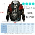 thumbnail image 5 of Rebaike Wolf Hoodie for Men Dark Forest Animal Graphic Sweatshirts, 5 of 8