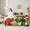 Gred White Green, variant on Manfei Rustic Western Floral 7-Piece Bedding Comforter Set,Red Christmas Berry King Bedding Sets,Jungle Animal Deer Bed Sheets For Girls Boy,Super Cozy Room Decor Reversible