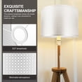 thumbnail image 3 of OULII tabletop lamp shades Lampshade Cloth Silver Light Diffusion Bedroom 1Pack, 3 of 7