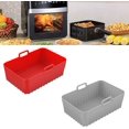 thumbnail image 1 of 2 Pcs Doublures en Silicone pour Friteuse à Air Chaud, Pot en Silicone pour Friteuse à Air Ninjas, Réutilisables, pour Friteuse à Air, Four, Micro-Ondes, 1 of 5