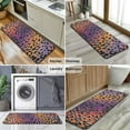 thumbnail image 6 of Purple and Orange Of Leopard Print Kitchen Rug Mat,Kitchen Runner Rugs Non Skid Washable,Decorative Kitchen Floor Mats for Kitchen,Sink,Laundry,17"x47.2", 6 of 7