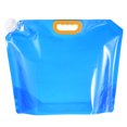 thumbnail image 1 of Unique Bargains 10L Collapsible Water Container Bag, Plastic Storage Jug Folding Water Bag, Blue, 1 of 7
