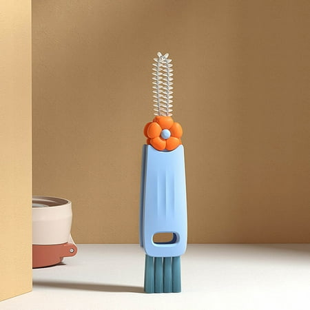 

Mittory Petal 3-in-1 Cup Cover Brush Multifunctional Cleaning Brush Milk Bottle Cup Cup Cup Brush Cup