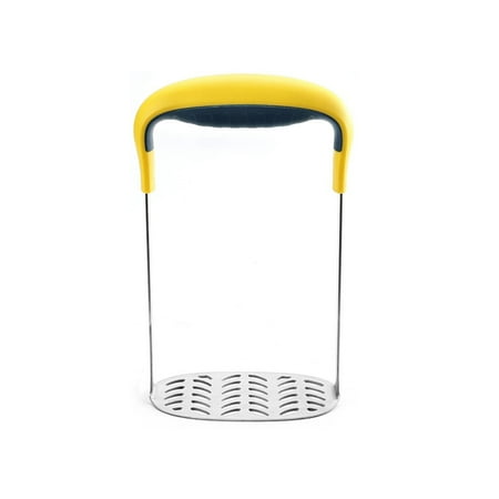 

Potato Mashers Stainless Steel Cutter with Non-Slip Handle Kitchen Tool Choppers & Mincers Choppers Vegetable Masher for Baby Supplement Lightweight Easy to Clean Potato Mashers Versatile Food Masher