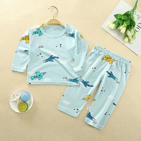 

Boys Pajamas Pyjama Kids Girls Cartoon Pajama Set Toddler Sleepwear Children Nightwear Child Long Sleeve Cotton Fall Pjs