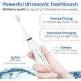 thumbnail image 3 of Aquasonic Home Dental Center - Electric Sonic Toothbrush & Smart Water Flosser Combo, 3 Cleaning Modes, Inductive Charging, Auto Timer, Complete Oral Care Kit for Family (White), 3 of 7