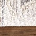 thumbnail image 4 of 8' X 10' Ivory Tan And Gray Wool Abstract Tufted Handmade Area Rug, 4 of 10