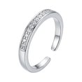 thumbnail image 1 of SIfdSeng Get it Fast Minimalist Beach Style Toe Rings Sparkling Stackable Jewelry for Girls, 1 of 3