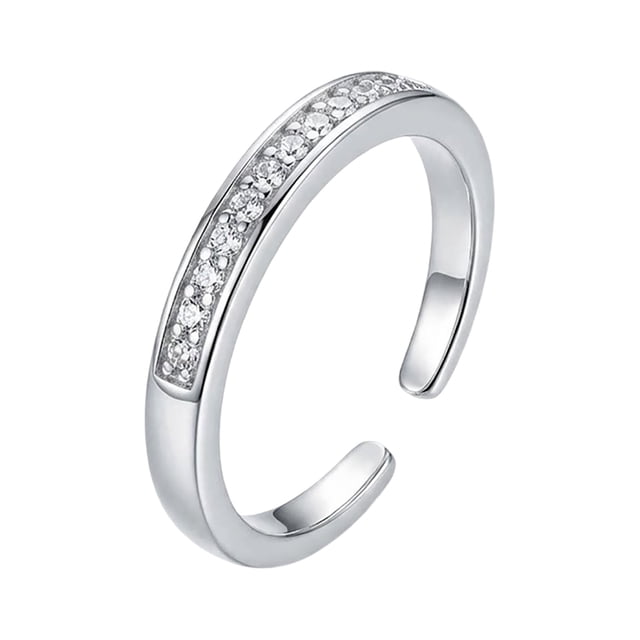 SIfdSeng Get it Fast Minimalist Beach Style Toe Rings Sparkling Stackable Jewelry for Girls