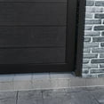 thumbnail image 5 of Mondaria Wood Plastic Privacy Double Fence Gate 6ft(H) x 8ft(W), Metal Frame with Knob Kits, Durable Composite Outdoor Gate,Black, 5 of 9