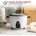 Aroma Housewares ARC360NGP 20Cup PotStyle Rice Cooker & Food Steamer, White