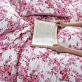 thumbnail image 6 of Betsey Johnson Floral Vineyard Pink Reversible Full/Queen Quilt Set, 6 of 12
