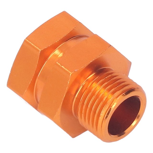 Adaptador de cubo hexagonal de rueda, aleación de aluminio y metal Adaptador de cubo hexagonal de aleación de aluminio de 17 mm Adaptador de extensión de cubo hexagonal de rueda Aspecto llamativo