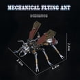 thumbnail image 3 of Juego de maquetas 3D de metal ZUNPINSPACE Punk Insect Metal, 3 of 6