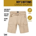 thumbnail image 2 of Lee Boys Premium Belted Twill Shorts, Sizes 4-18 and Husky, 2 of 5