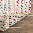 thumbnail image 4 of Hand-Woven Colorful Cotton Area Rugs - Vibrant and Artistic Touch for Your Space 5'x8' Rectangle, 4 of 5