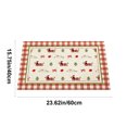 thumbnail image 3 of Qwtwty Christmas Doormat, Non Slip Washable Xmas Welcome Front Door Mat, Winter Holiday Decorative Carpet for Living Room Bedroom Front Porch Christmas Decorations, 3 of 7