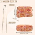 thumbnail image 4 of FORMRS Women Crossbody Purse with Chain Strap Vegan Leather Shoulder Handbag, Pink Flowers, 4 of 7