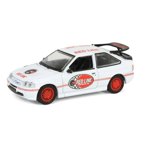 Greenlight Collectibles 1/64 1995 Ford Escort RS Cosworth Red Line Synthetic Oil Running on Empty Series 14 41140-E