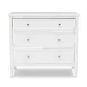 Delta Children Epic 3 Drawer Dresser with Interlocking Drawers - Greenguard Gold Certified, Bianca White