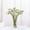 Clear, variant on Plastic Vase Imitation Glazed Clear | Decorative Flower Arrangement Pot 9 Inch | Modern Durable Home Decor Accent | Dried or Fresh Blooms Living Room Cabinet Display