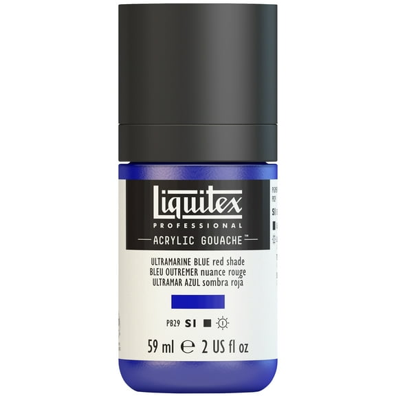 Liquitex Professional Acrylic Gouache, 59ml, Ultramarine Blue (Red Shade)