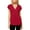 Red - darkred, variant on I.N.C Womens Inverted Pleat Pullover Blouse, Red, Large