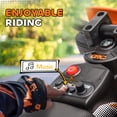 thumbnail image 6 of Qaba Kids Motorcycle with Twist Grip Throttle, 12V Electric Motorcycle with Training Wheels, Rear Suspension & Music, Orange, 6 of 9