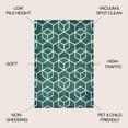 thumbnail image 4 of JONATHAN Y SUPERSOFT 5 x 8 Area Rug, Tumbling Blocks Geometric - Green/White, SEU101D-5, 4 of 10