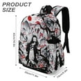 thumbnail image 3 of Demon Slayer Nezuko Backpack Bookbag Casual Daypack Travel Backpacks for Work Hiking Camping, 3 of 8