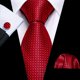 thumbnail image 4 of Set de corbata Barry.Wang de seda a cuadros con gemelos, 150 x 8,5 cm, 4 of 5