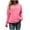 Pink, variant on Dvprdro Womens Fashion Hooded Sweatshirt 2025 Fall and Winter Clothing Long Sleeved Pullover Sportswear Hoodie