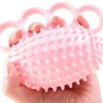 Pink Grip Ball Hand Strengthener Rehabilitation Finger Exerciser for