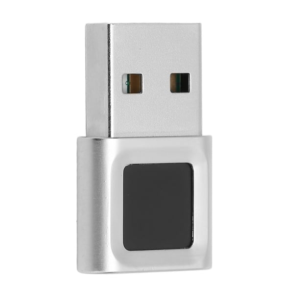 USB Fingerprint Reader, Plug And Play Small Size Fast Matching USB Fingerprint Sensor 360 Degrees Touch Easy Operation For PC