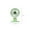 Green, variant on AZXY Desk Fan,Small Fans for Desk,Table Fans with Light for Home Desktop,Small Quiet Personal Tabletop Fans for Bedroom