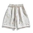 thumbnail image 3 of Eryao Men's Big and Tall Drawstring Shorts Casual Lightweight Elastic Waist Gym Shorts with Pockets,Khaki,XXXXL, 3 of 8