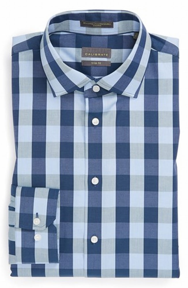 calibrate slim fit dress shirt